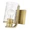 Z-Lite Beckett 1 Light Wall Sconce, Olde Brass And Clear Seedy 492-1S-OBR - alternate 5